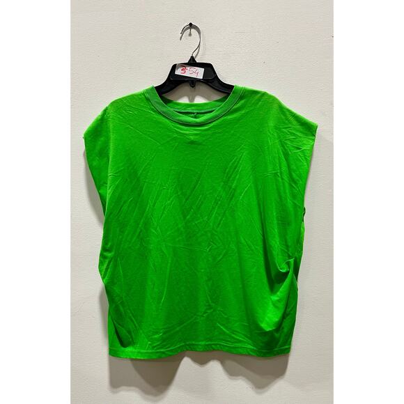 Pistola Women Trina Muscle Tee in Green Apple - Picture 2 of 7